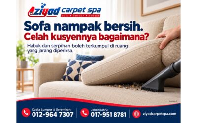Sofa Nampak Bersih, Tetapi Celah Kusyennya Bagaimana?